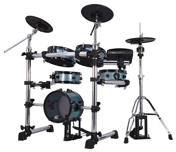 XM Tempo Series T-5SR eDrum kit in blue